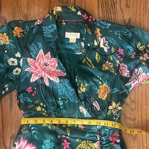 Anthropologie Maeve Button front Shirt Dress Size 2P - Picture 7 of 12